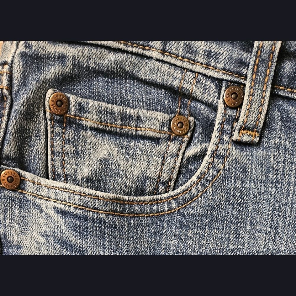 LEVI'S Women's Size 16 Plus Rustic look Straight leg 505 denim Cotton Jeans - Picture 8 of 16